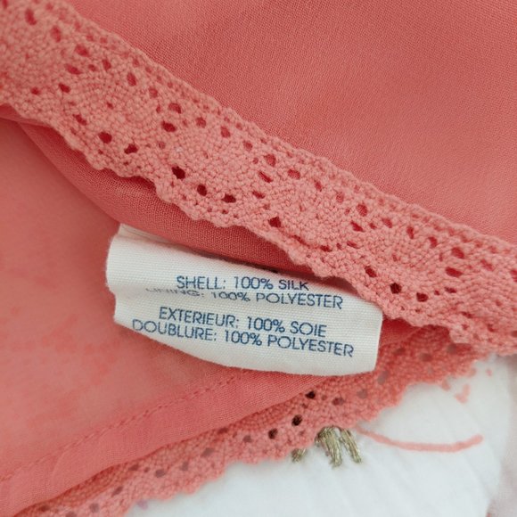 Anthropologie Edme & Esyllte 100% silk skirt - Picture 5 of 6